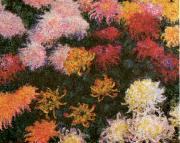 Claude Monet Chrysanthemums  sd oil painting reproduction